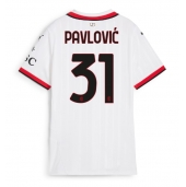 Maillot de football Réplique AC Milan Strahinja Pavlovic #31 Extérieur Femme 2024-25 Manche Courte