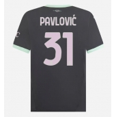 Maillot de football Réplique AC Milan Strahinja Pavlovic #31 Troisième 2024-25 Manche Courte