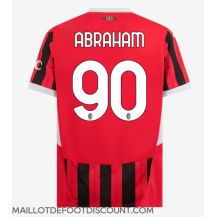 Maillot de football Réplique AC Milan Tammy Abraham #90 Domicile 2024-25 Manche Courte