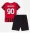 Maillot de football Réplique AC Milan Tammy Abraham #90 Domicile Enfant 2024-25 Manche Courte (+ Pantalon court)