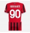 Maillot de football Réplique AC Milan Tammy Abraham #90 Domicile Femme 2024-25 Manche Courte