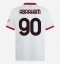 Maillot de football Réplique AC Milan Tammy Abraham #90 Extérieur 2024-25 Manche Courte