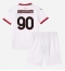 Maillot de football Réplique AC Milan Tammy Abraham #90 Extérieur Enfant 2024-25 Manche Courte (+ Pantalon court)