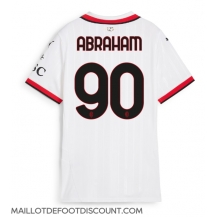 Maillot de football Réplique AC Milan Tammy Abraham #90 Extérieur Femme 2024-25 Manche Courte