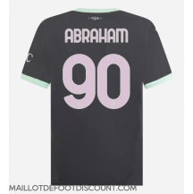 Maillot de football Réplique AC Milan Tammy Abraham #90 Troisième 2024-25 Manche Courte