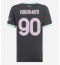 Maillot de football Réplique AC Milan Tammy Abraham #90 Troisième Femme 2024-25 Manche Courte