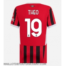 Maillot de football Réplique AC Milan Theo Hernandez #19 Domicile Femme 2024-25 Manche Courte