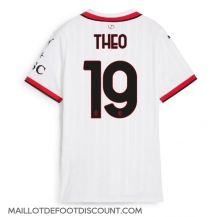 Maillot de football Réplique AC Milan Theo Hernandez #19 Extérieur Femme 2024-25 Manche Courte