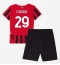 Maillot de football Réplique AC Milan Youssouf Fofana #29 Domicile Enfant 2024-25 Manche Courte (+ Pantalon court)