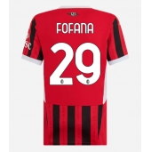 Maillot de football Réplique AC Milan Youssouf Fofana #29 Domicile Femme 2024-25 Manche Courte