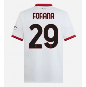 Maillot de football Réplique AC Milan Youssouf Fofana #29 Extérieur 2024-25 Manche Courte