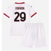 Maillot de football Réplique AC Milan Youssouf Fofana #29 Extérieur Enfant 2024-25 Manche Courte (+ Pantalon court)