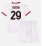 Maillot de football Réplique AC Milan Youssouf Fofana #29 Extérieur Enfant 2024-25 Manche Courte (+ Pantalon court)