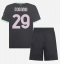 Maillot de football Réplique AC Milan Youssouf Fofana #29 Troisième Enfant 2024-25 Manche Courte (+ Pantalon court)