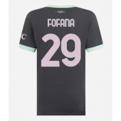 Maillot de football Réplique AC Milan Youssouf Fofana #29 Troisième Femme 2024-25 Manche Courte