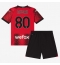 Maillot de football Réplique AC Milan Yunus Musah #80 Domicile Enfant 2023-24 Manche Courte (+ Pantalon court)