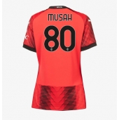 Maillot de football Réplique AC Milan Yunus Musah #80 Domicile Femme 2023-24 Manche Courte