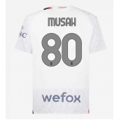 Maillot de football Réplique AC Milan Yunus Musah #80 Extérieur 2023-24 Manche Courte