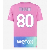 Maillot de football Réplique AC Milan Yunus Musah #80 Troisième 2023-24 Manche Courte