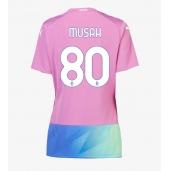 Maillot de football Réplique AC Milan Yunus Musah #80 Troisième Femme 2023-24 Manche Courte