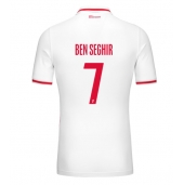 Maillot de football Réplique AS Monaco Eliesse Ben Seghir #7 Domicile 2024-25 Manche Courte