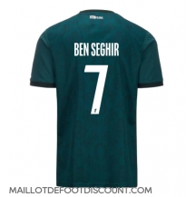 Maillot de football Réplique AS Monaco Eliesse Ben Seghir #7 Extérieur 2024-25 Manche Courte