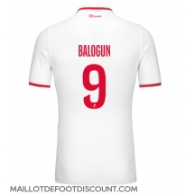 Maillot de football Réplique AS Monaco Folarin Balogun #9 Domicile 2024-25 Manche Courte