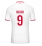 Maillot de football Réplique AS Monaco Folarin Balogun #9 Domicile 2024-25 Manche Courte