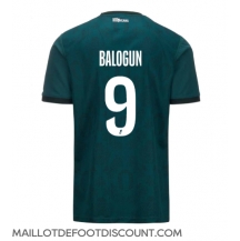 Maillot de football Réplique AS Monaco Folarin Balogun #9 Extérieur 2024-25 Manche Courte