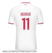 Maillot de football Réplique AS Monaco Maghnes Akliouche #11 Domicile 2024-25 Manche Courte