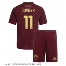 Maillot de football Réplique AS Roma Artem Dovbyk #11 Domicile Enfant 2024-25 Manche Courte (+ Pantalon court)