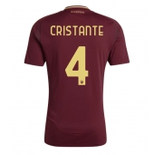 Maillot de football Réplique AS Roma Bryan Cristante #4 Domicile 2024-25 Manche Courte