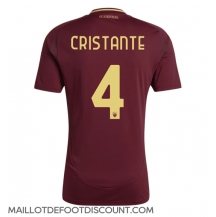 Maillot de football Réplique AS Roma Bryan Cristante #4 Domicile 2024-25 Manche Courte