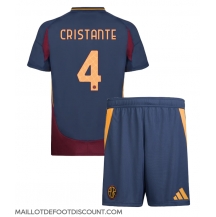 Maillot de football Réplique AS Roma Bryan Cristante #4 Troisième Enfant 2024-25 Manche Courte (+ Pantalon court)