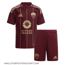 Maillot de football Réplique AS Roma Domicile Enfant 2024-25 Manche Courte (+ Pantalon court)