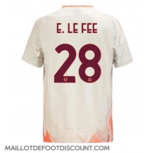 Maillot de football Réplique AS Roma Enzo Le Fee #28 Extérieur 2024-25 Manche Courte