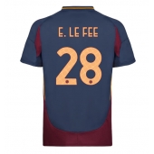 Maillot de football Réplique AS Roma Enzo Le Fee #28 Troisième 2024-25 Manche Courte