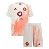 Maillot de football Réplique AS Roma Extérieur Enfant 2024-25 Manche Courte (+ Pantalon court)