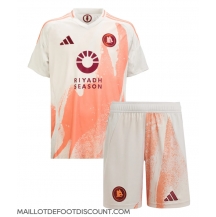 Maillot de football Réplique AS Roma Extérieur Enfant 2024-25 Manche Courte (+ Pantalon court)