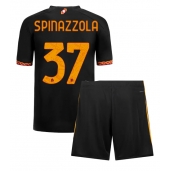 Maillot de football Réplique AS Roma Leonardo Spinazzola #37 Troisième Enfant 2023-24 Manche Courte (+ Pantalon court)