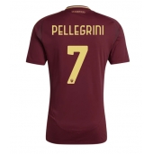 Maillot de football Réplique AS Roma Lorenzo Pellegrini #7 Domicile 2024-25 Manche Courte