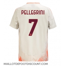 Maillot de football Réplique AS Roma Lorenzo Pellegrini #7 Extérieur 2024-25 Manche Courte