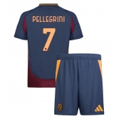 Maillot de football Réplique AS Roma Lorenzo Pellegrini #7 Troisième Enfant 2024-25 Manche Courte (+ Pantalon court)