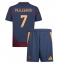 Maillot de football Réplique AS Roma Lorenzo Pellegrini #7 Troisième Enfant 2024-25 Manche Courte (+ Pantalon court)