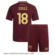 Maillot de football Réplique AS Roma Matias Soule #18 Domicile Enfant 2024-25 Manche Courte (+ Pantalon court)