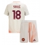 Maillot de football Réplique AS Roma Matias Soule #18 Extérieur Enfant 2024-25 Manche Courte (+ Pantalon court)