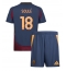 Maillot de football Réplique AS Roma Matias Soule #18 Troisième Enfant 2024-25 Manche Courte (+ Pantalon court)