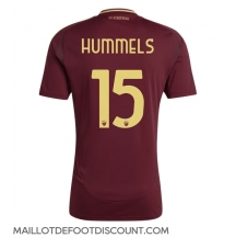 Maillot de football Réplique AS Roma Mats Hummels #15 Domicile 2024-25 Manche Courte