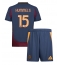 Maillot de football Réplique AS Roma Mats Hummels #15 Troisième Enfant 2024-25 Manche Courte (+ Pantalon court)