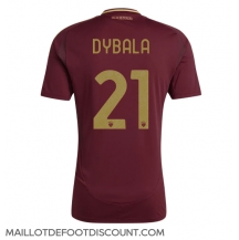 Maillot de football Réplique AS Roma Paulo Dybala #21 Domicile 2024-25 Manche Courte